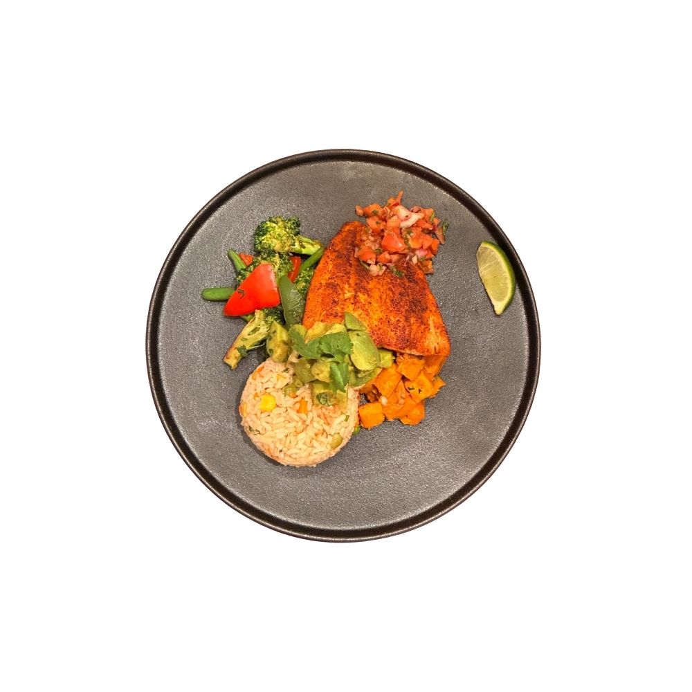 Blackened Cajun Salmon Bowl
